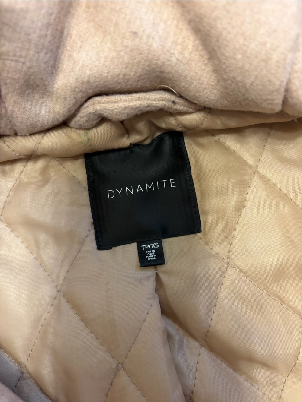 Dynamite Hooded Dress Jacket with Faux Fur Trim - Picture 3 of 4